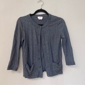 Kate Spade New York Grey Button Cardigan